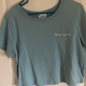 Large champion light green Tshirt